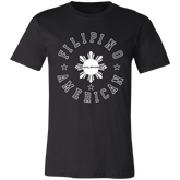 Filipino American White Sun Unisex Jersey T-Shirt